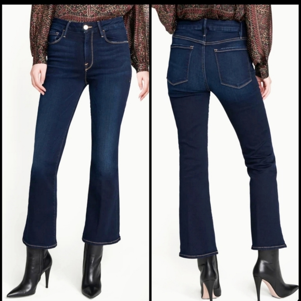 Frame Denim Le Crop Mini Boot Jeans Pants